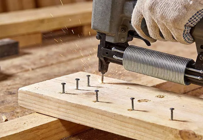 stainless steel siding nails dimensional and surface inspection example
