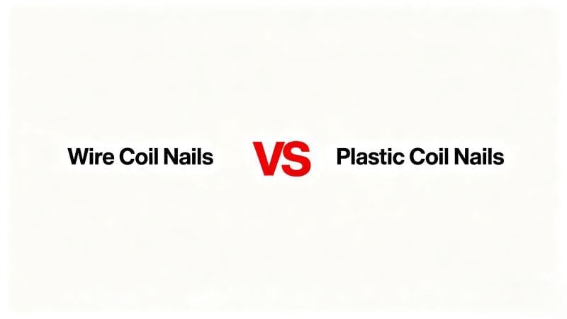 Wire Coil Nails vs Plastic Coil Nails
