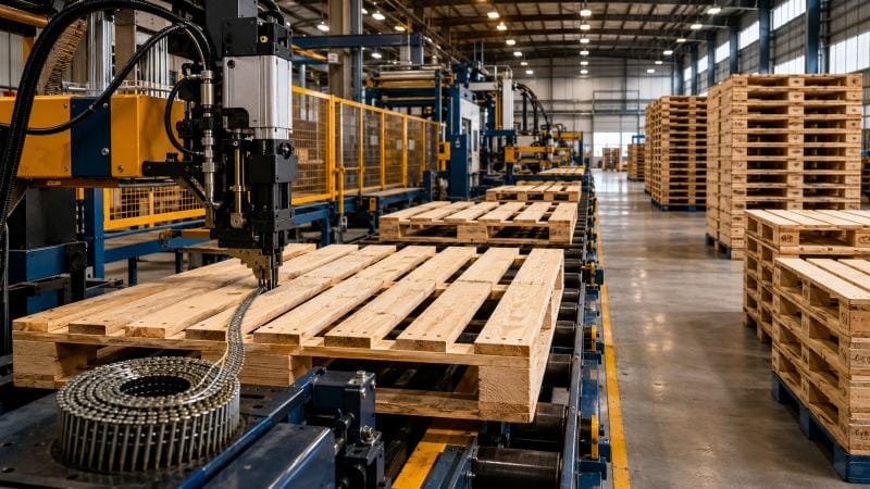 How Coil Nails Improve Pallet Production Efficiency